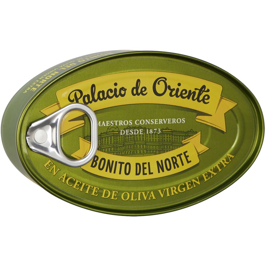 Imagen de Bonito del norte en aceite de oliva virgen extra PALACIO DE ORIENTE lata 115 g pn.