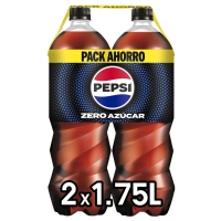 Refresco PEPSI zero pack 2x1,75 l