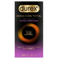 Preservativo DUREX Conexión Total Extra Lubricado 10 unidades