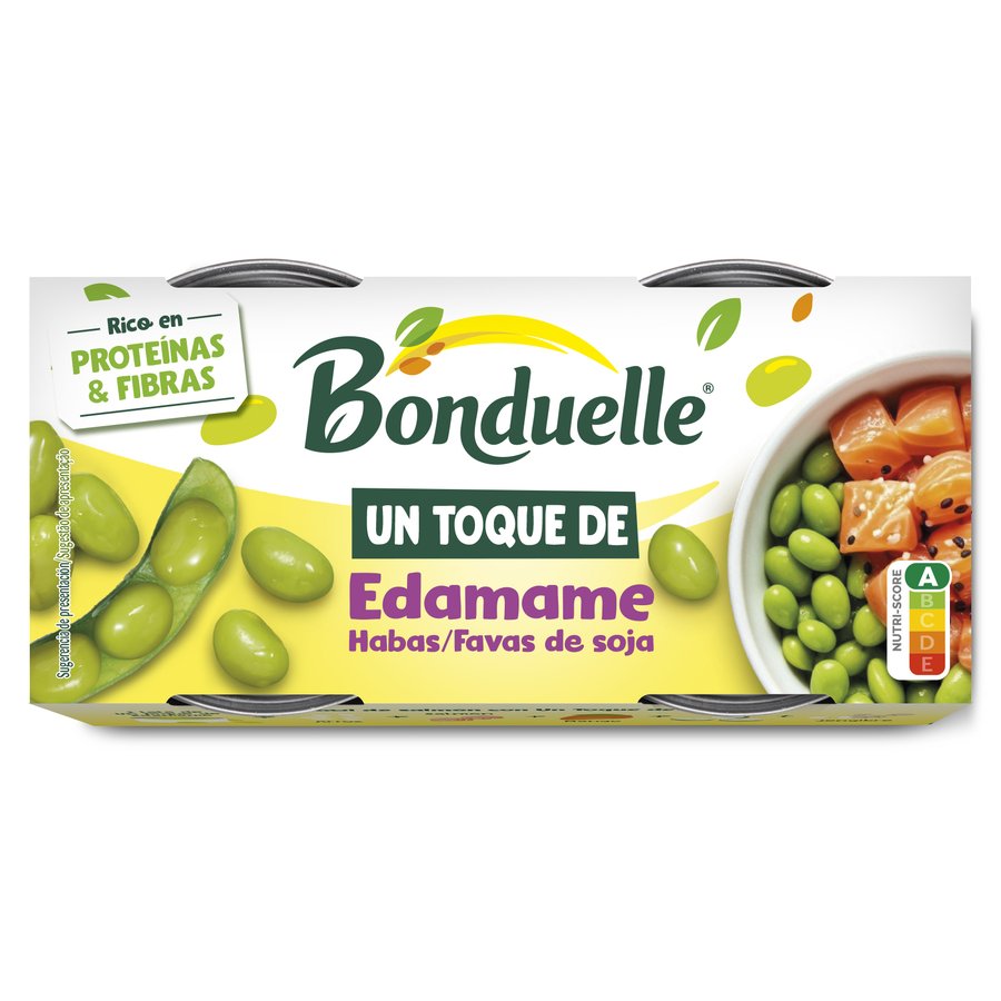 Edamame BONDUELLE pack 2X65 g pne.
