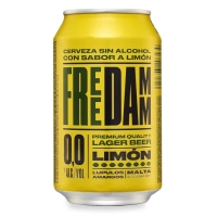 Cervexa FREE DAMM limón 0,0 lata 33 cl