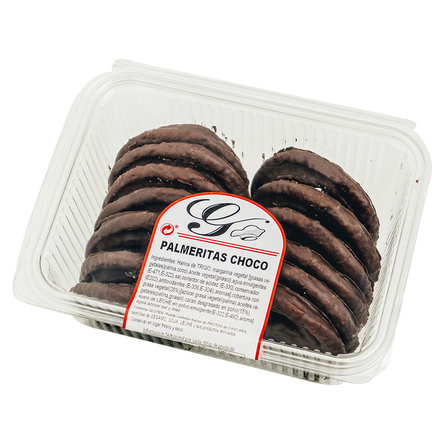 Palmeritas cobertura cacao BLISTER 230 g