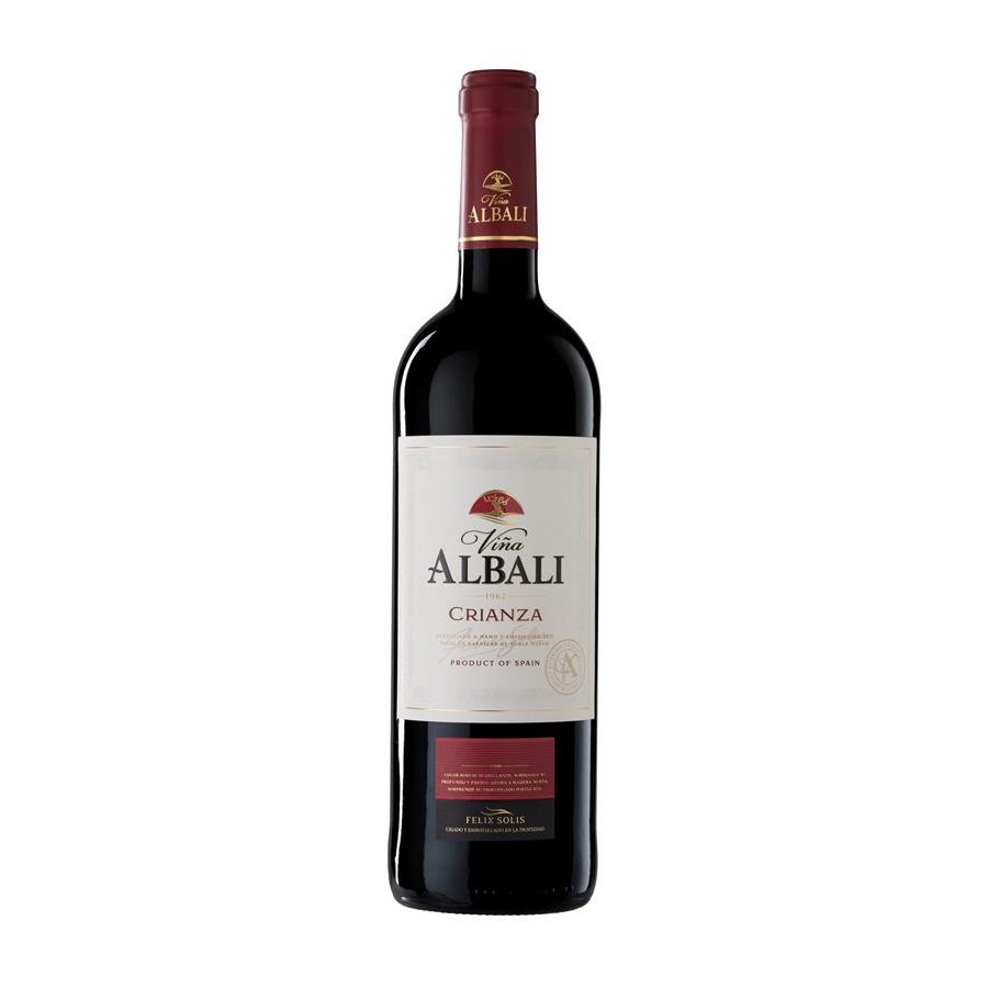 Vino tinto D.O.Valdepeñas VIÑA ALBALI tempranillo Crianza botella 75 cl
