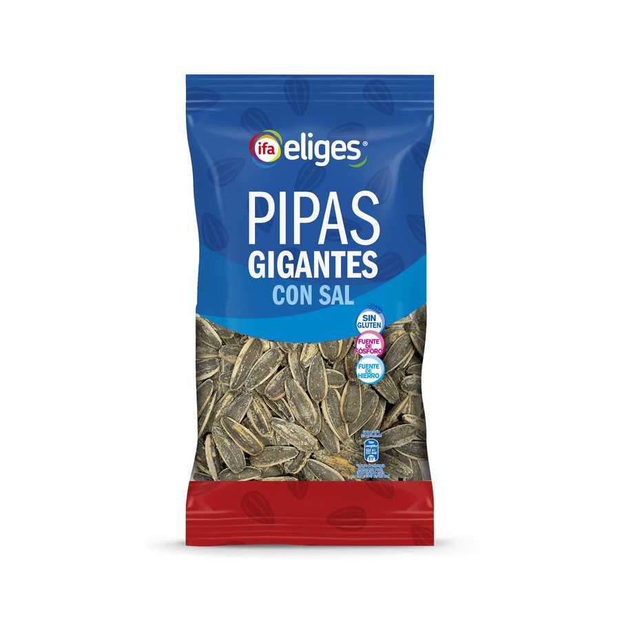Pipas gigantes tostadas con sal IFA ELIGES bolsa 200g