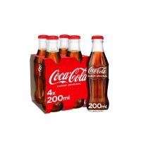 Refresco COCA-COLA normal pack 4x20 cl