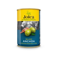 Oliva rechea de anchoa JOLCA orixinal lata 130 g pne.