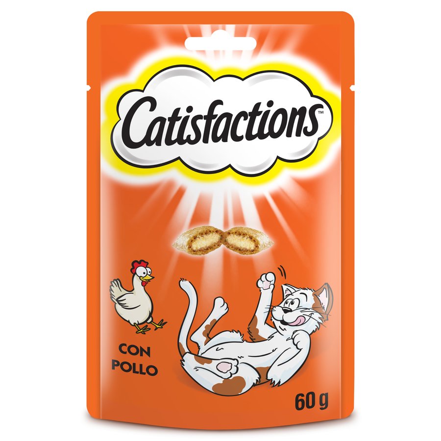 Snack gato CATISFACTIONS pollo 60 g