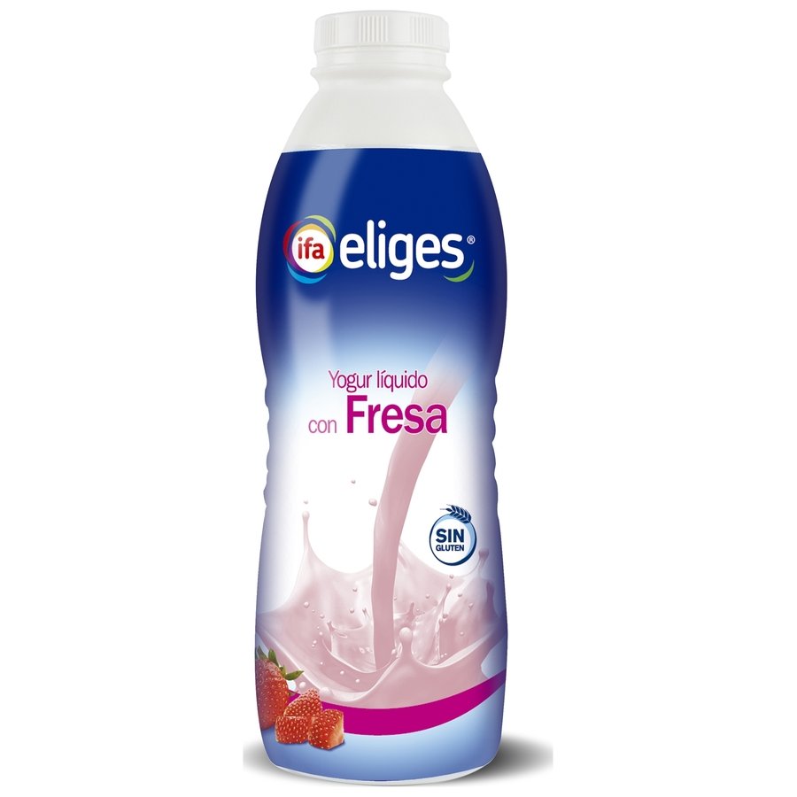 Yogur líquido IFA ELIGES fresa botella 1 l