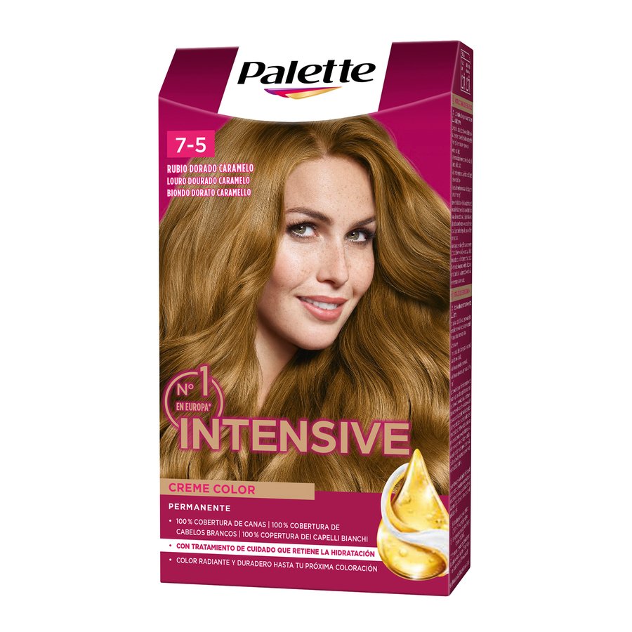 Tinte PALETTE color intenso rubio dorado número 7,5