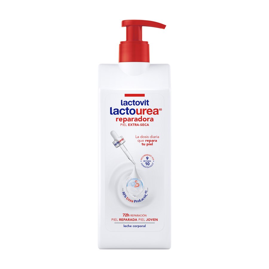 Leche corporal reparadora LACTOVIT Lactourea piel extra seca 400 ml