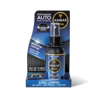 Perfumador coche AMBAR Aire Limpo spray 90 ml