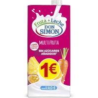 Bebida fruta y leche DON SIMON multifruta 1 l