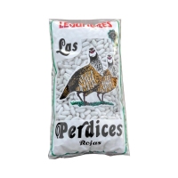 Fabas brancas riñon LAS PERDICES ROJAS bolsa 1 kg