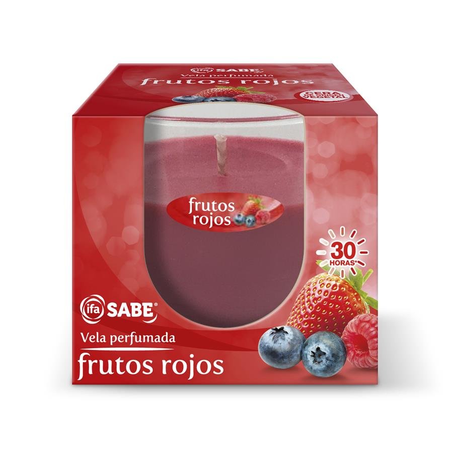 Vela perfumada IFA SABE frutos rojos