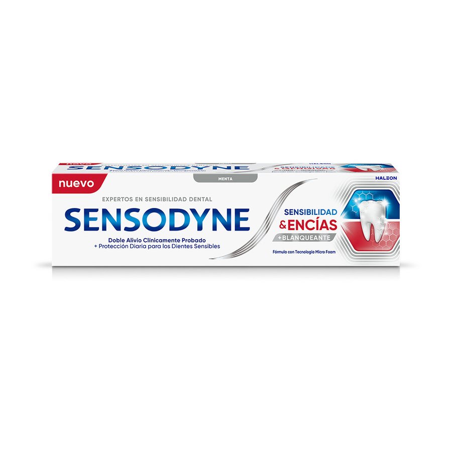 Dentífrico SENSODYNE sensibilidad y encías blanqueante 75 ml