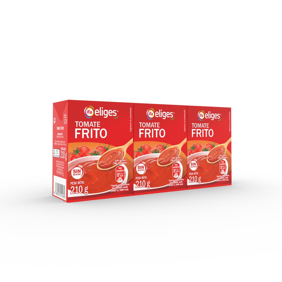 Tomate frito IFA ELIGES brik 3x210 g