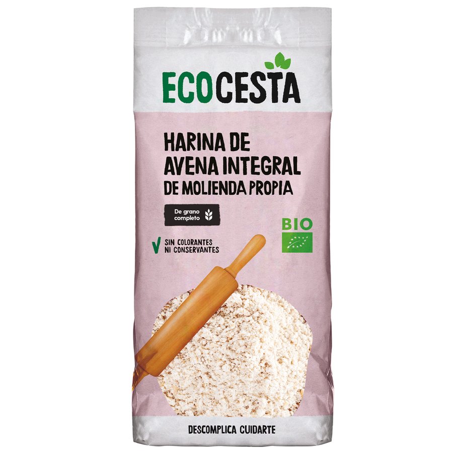 Harina de avena integral BIO ECOCESTA 500 g
