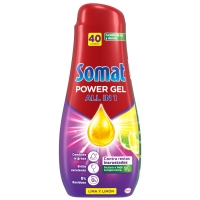 Lavavaixelas máquina líquido SOMAT todo en 1 lima-limón 40 doses 640 ml