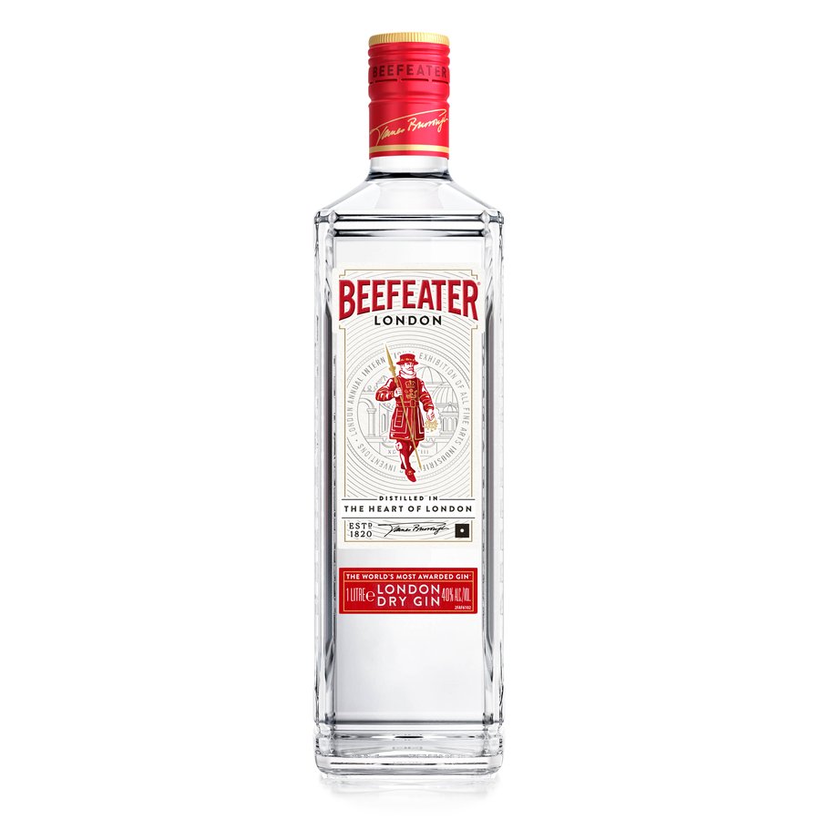 Ginebra BEEFEATER botella 1 l