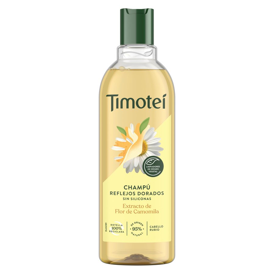 Champú TIMOTEI Reflejos Dorados 400 ml