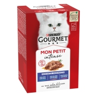 Alimento gato GOURMET Mon Petit selección pescado sobres 6X50 g
