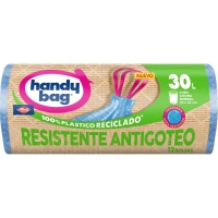 Bolsas basura 30 l ALBAL HANDY BAG resistentes antigoteo 12 unidades