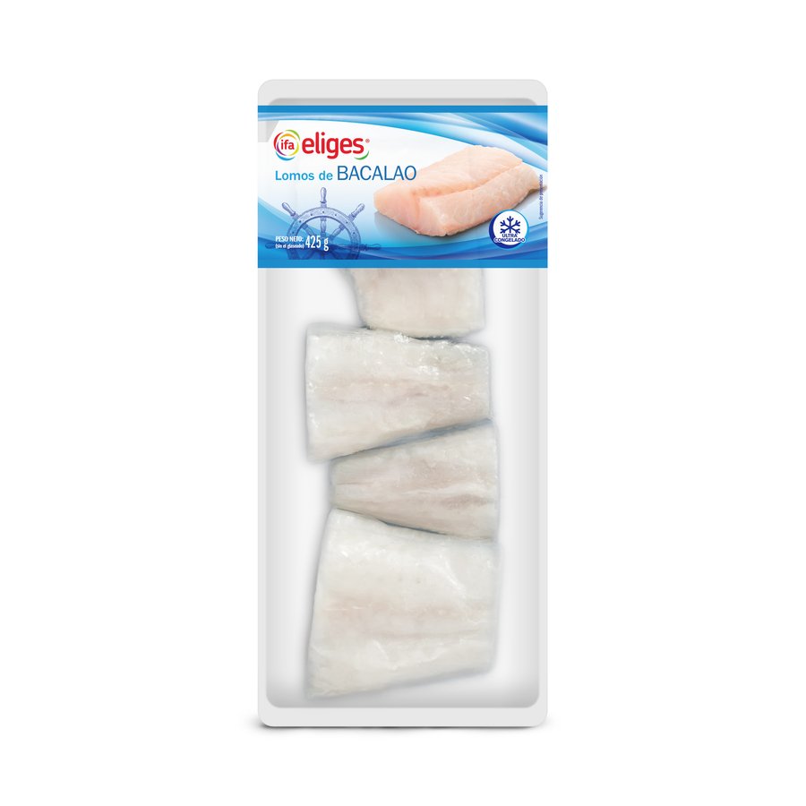 Lomos de bacalao congelado IFA ELIGES 425 g