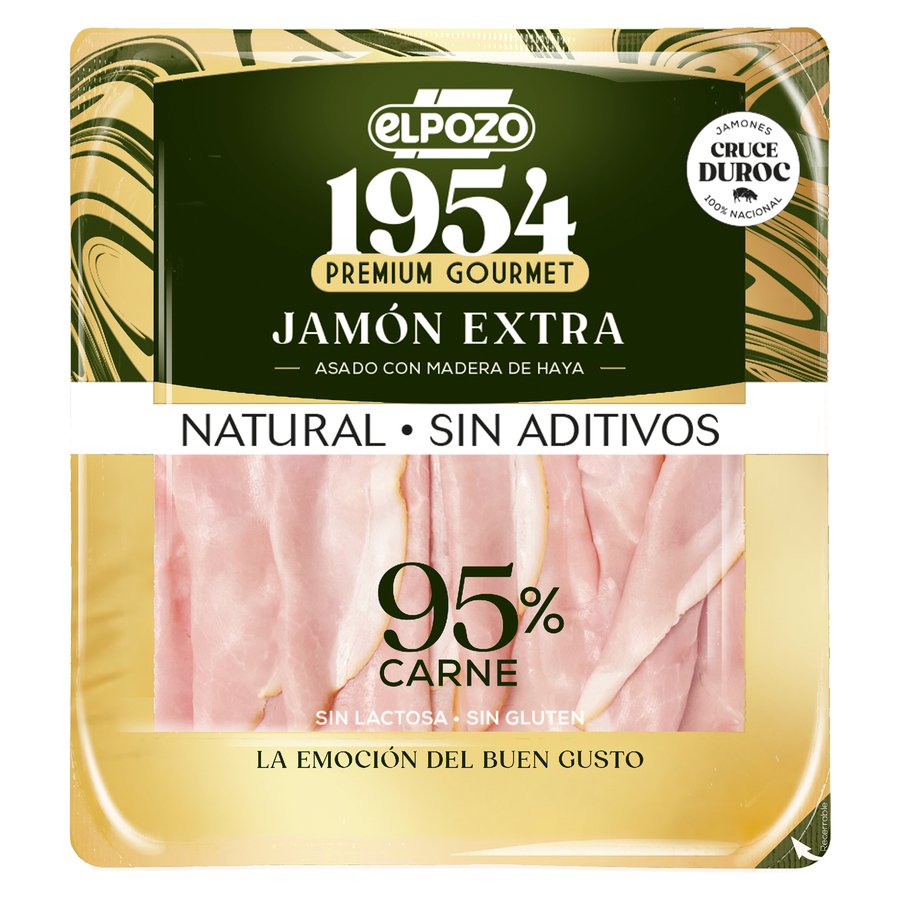 Jamón asado extra duroc ELPOZO 1954 130 g