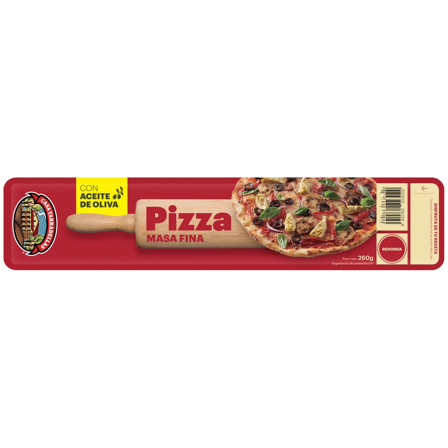 Masa refrigerada pizza TARRADELLAS con aceite de oliva 260 g