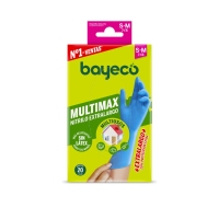 Luvas nitrilo BAYECO extralongo talle s/m 20 unidades