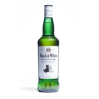 Whisky escocés BLACK & WHITE botella 70 cl