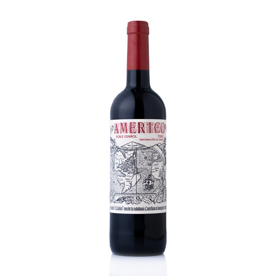 Vino tinto toro AMERICO roble botella 75 cl