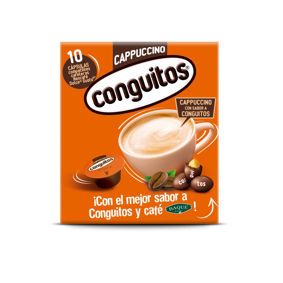 Café cápsulas BAQUE Capuccino Conguitos 10 unidades