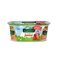 Leche fermentada CASA GRANDE DE XANCEDA Junior ecológica con fresas 2x125 g