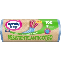 Bolsa basura 100 l ALBAL HANDYBAG resistente 8 unidades