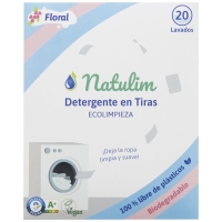 Detergente en tiras NATULIM Floral 20 unidades