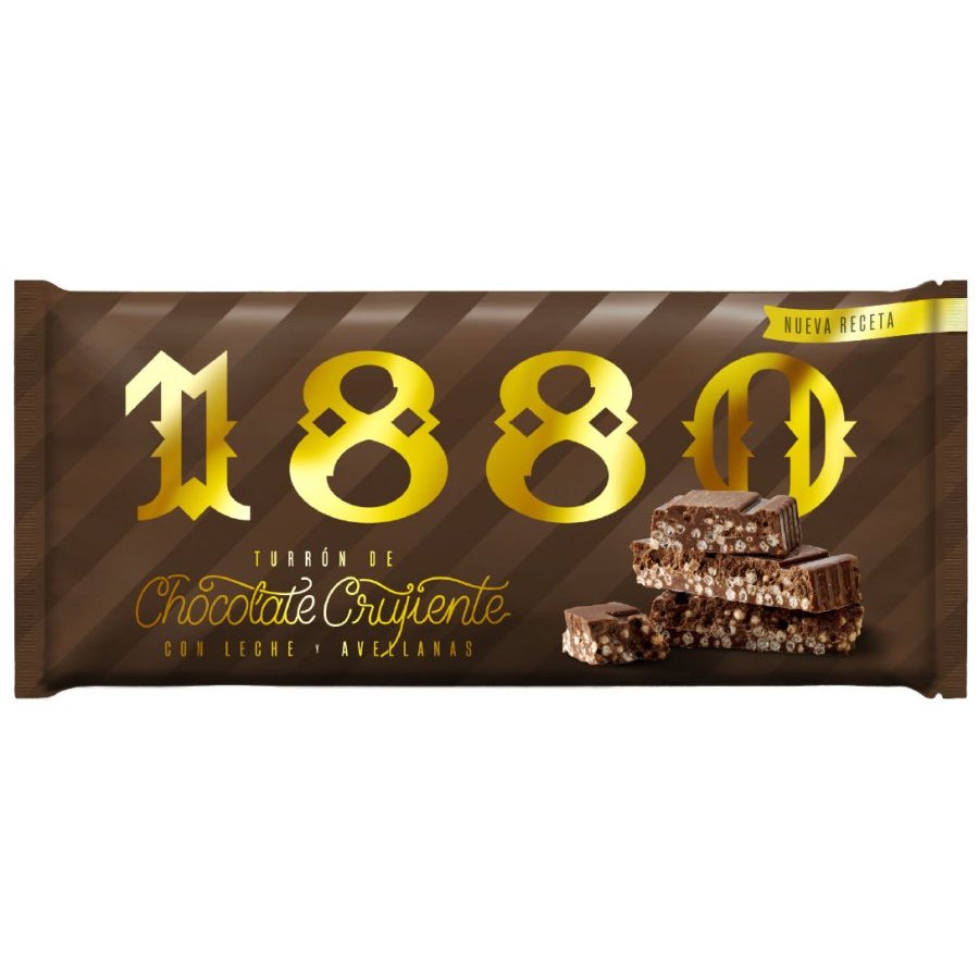 Turrón chocolate crujiente 1880 250 g