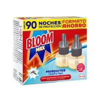 Insecticida eléctrico BLOOM Max líquido recambio 2 x 45 noches
