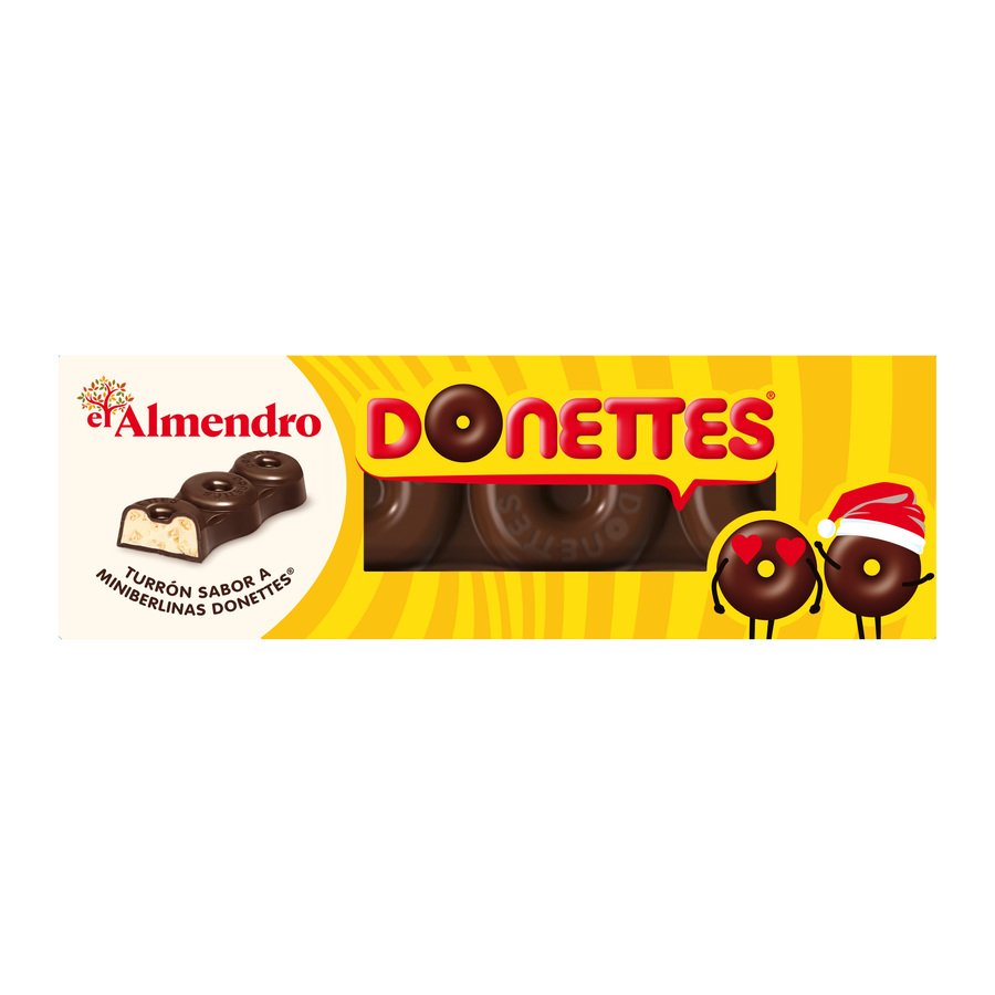 Imagen de Turrón chocolate EL ALMENDRO Donettes 150 G