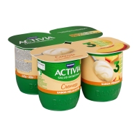 Bífidus ACTIVIA DANONE Cremoso melocotón pack 4x115 g