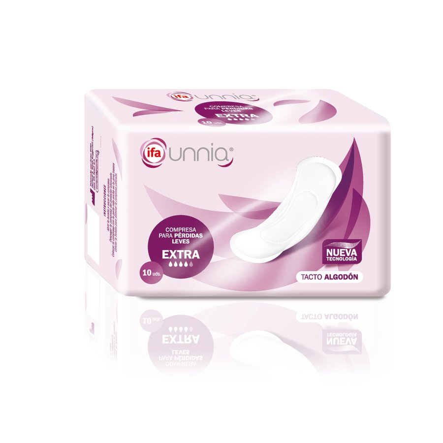 Compresas incontinencia IFA UNNIA Extra 10 unidades