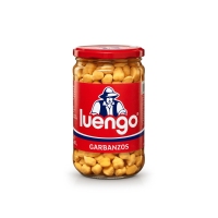 Garbanzos cocidos LUENGO frasco 400 g pne.