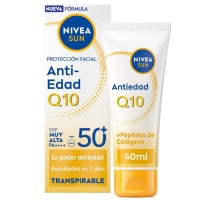 Protector solar facial NIVEA antiedad Q10 spf50 40 ml