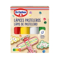 Lapis pasteleiros de cores DR.OETKER 4X19 g