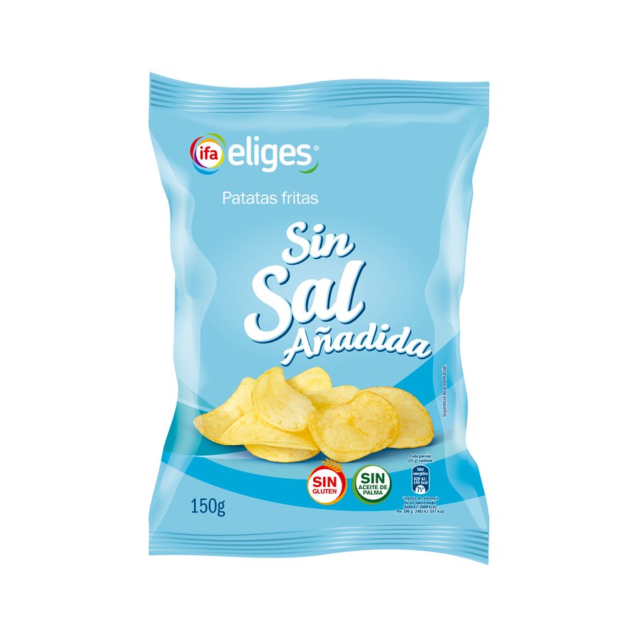 Patatas fritas IFA ELIGES sin sal añadida 150 g