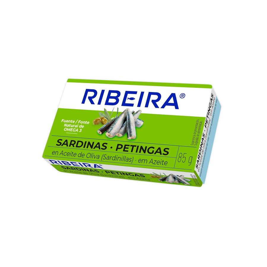 Sardinillas en aceite de oliva RIBEIRA 6/10 85 g pn.