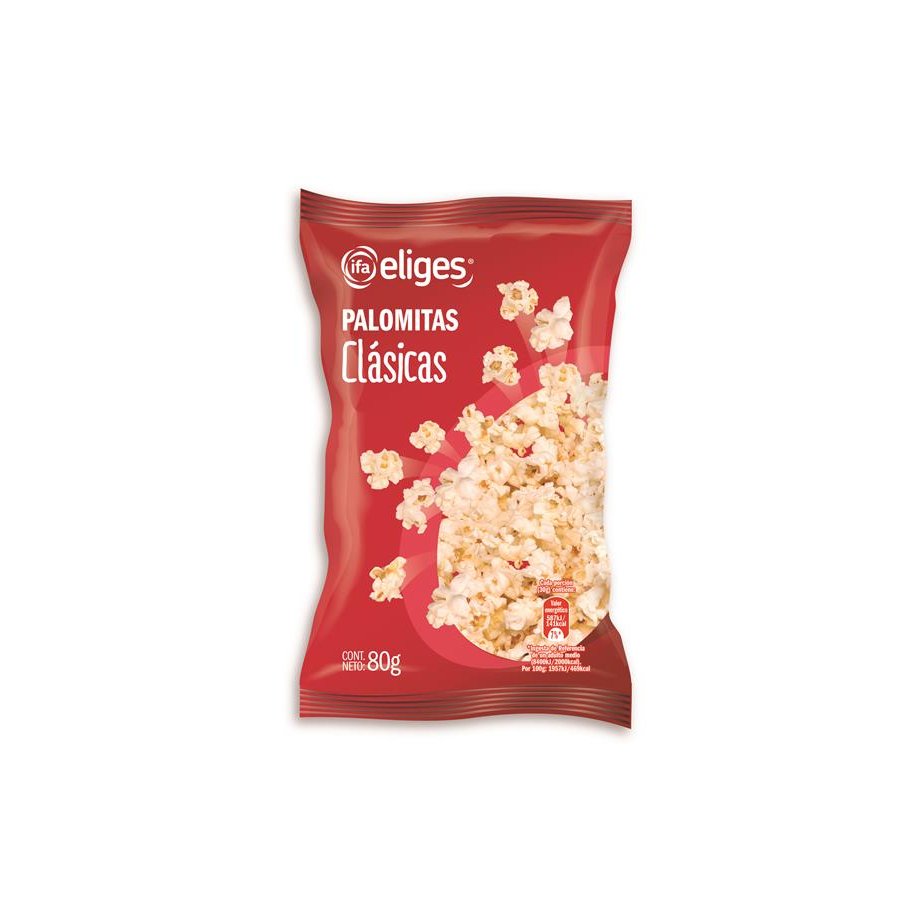 Palomitas de maíz IFA ELIGES clásicas 80 g