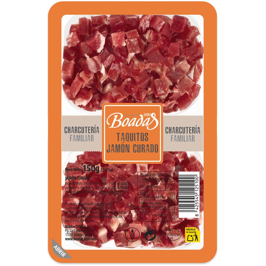 Imagen de Taquitos jamón curado BOADAS 2x75 g