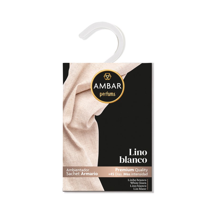 Ambientador armario AMBAR lino blanco 13 g