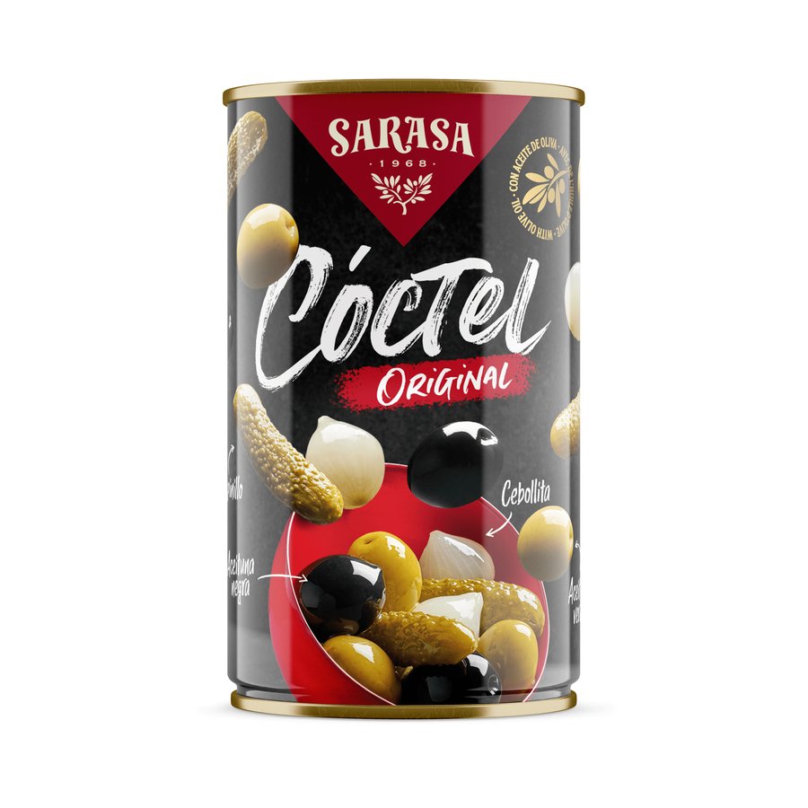 Cóctel de encurtidos SARASA en aceite oliva 350 g